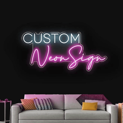 "Custom Neon Sign Design – Personalized LED Neon Lights for Home, Business, and Events"